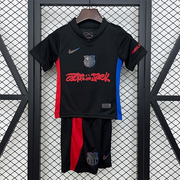 Camiseta Barcelona Segunda Niño Limited Edition Travis Scott 2024-2025